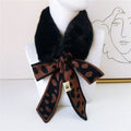 Ember Plush Houndstooth Scarf