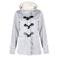 Lumen Wool Hooded Button Coat