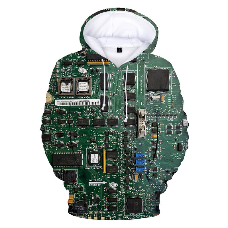 District Bexley Men's 3D-Print Hoodie