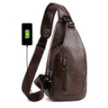 Carry Men's Leather Vintage Messenger Bag
