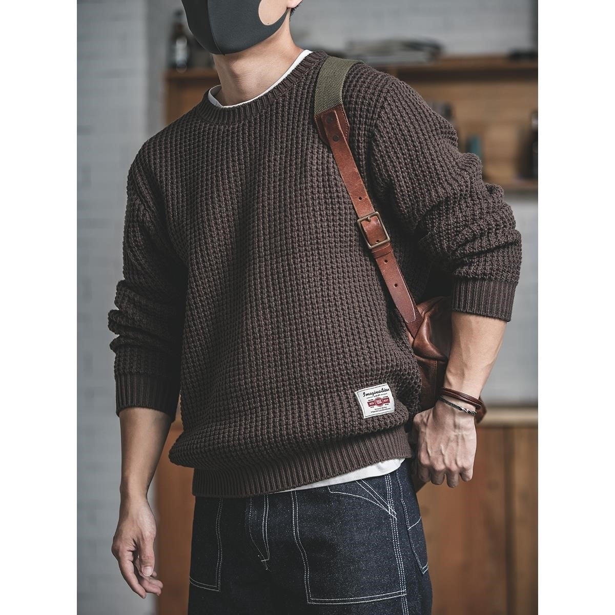 Atlas Men's Wool Relaxed Sweater
