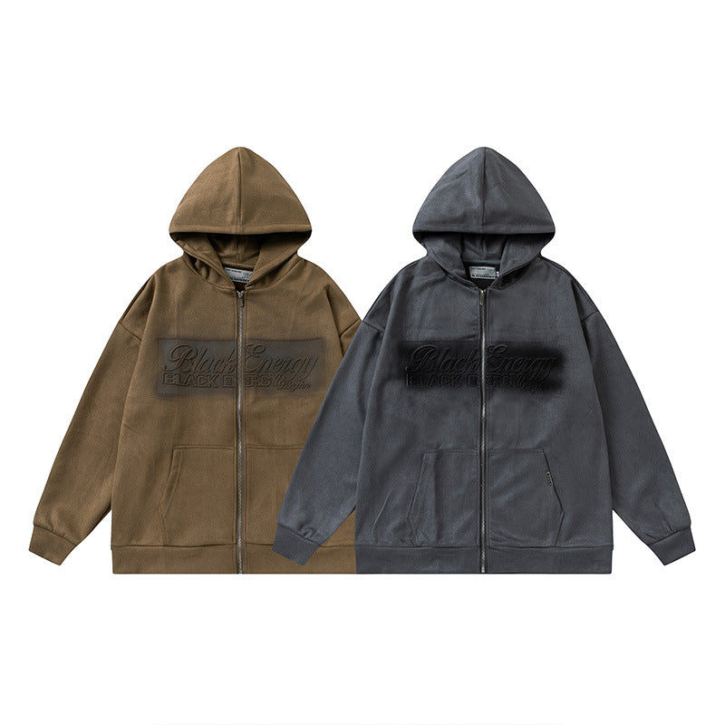 Hearth Suede Hooded Cardigan