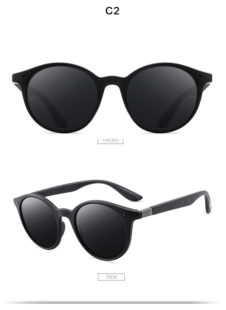 Solace Men's Polarized Round Sunglasses