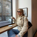 Lumen Cropped Trench Coat