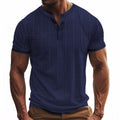 Metro Men's Breathable Henley Shirt