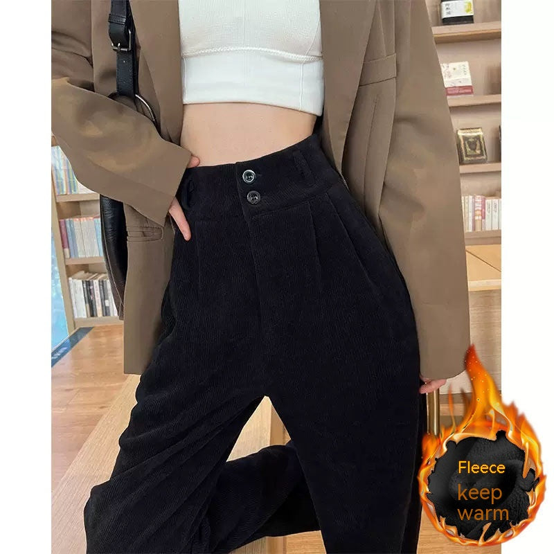 Flow Arden Fleece-Lined Wide-Leg Trousers