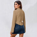 Aurelia Flared Lapel Cardigan