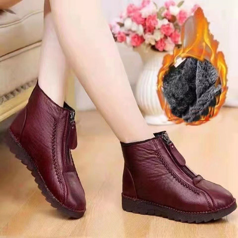 Stride Zip Warm Ankle Boots