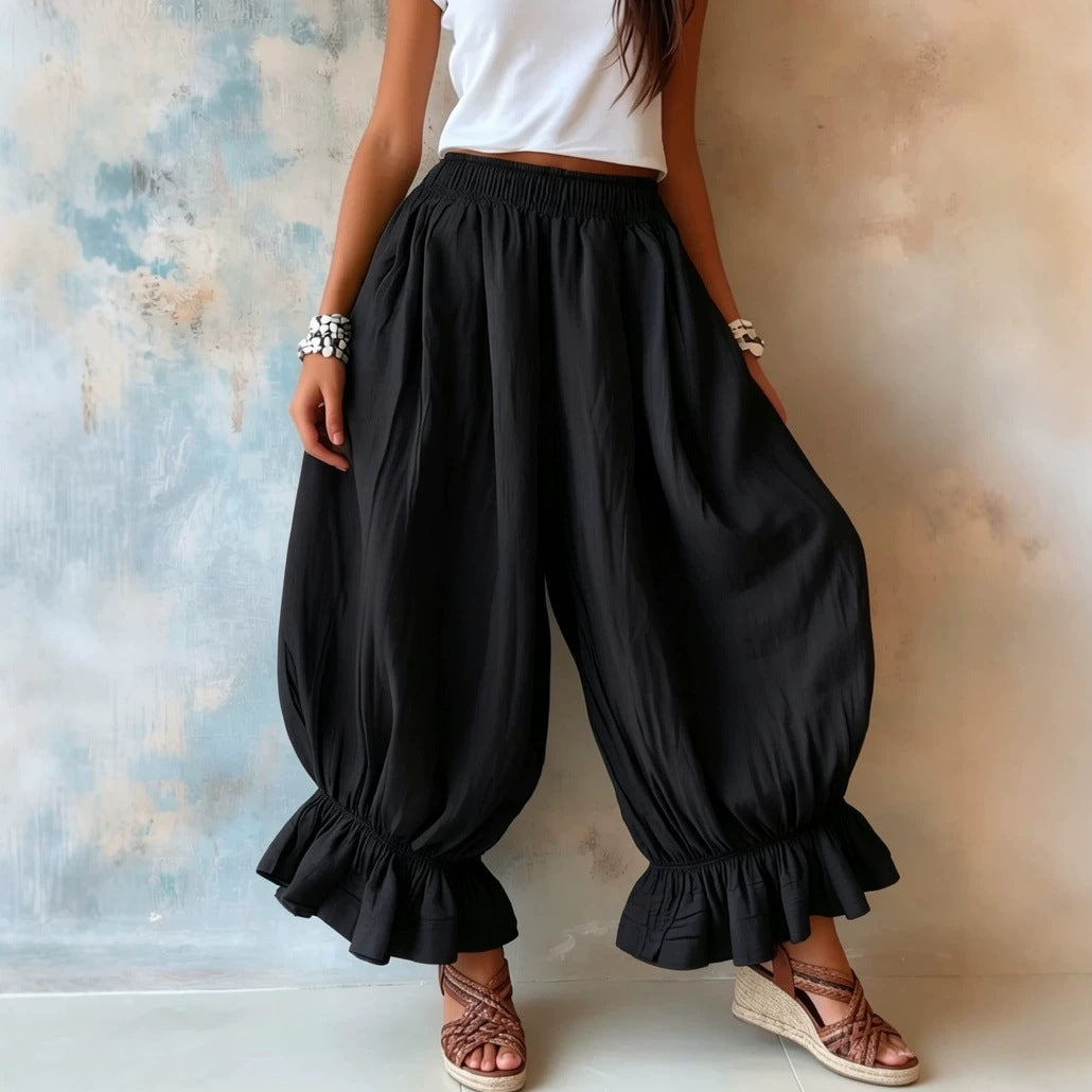 Flow Calder Linen Cotton Relaxed Trousers