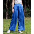 Flow Linen Slim Wide-Leg Trousers