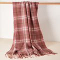Ember Plaid Thick Scarf