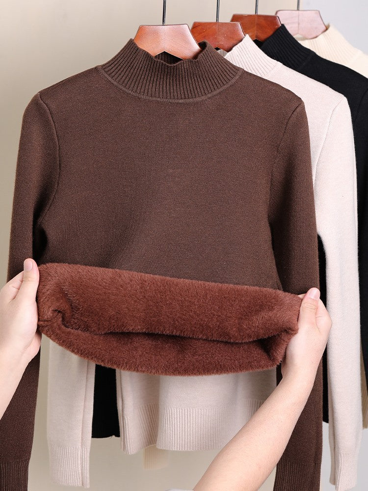 Hearth Bexley Fleece-Lined Thick Turtleneck Sweater
