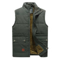 District Men's Cotton Velvet Vest