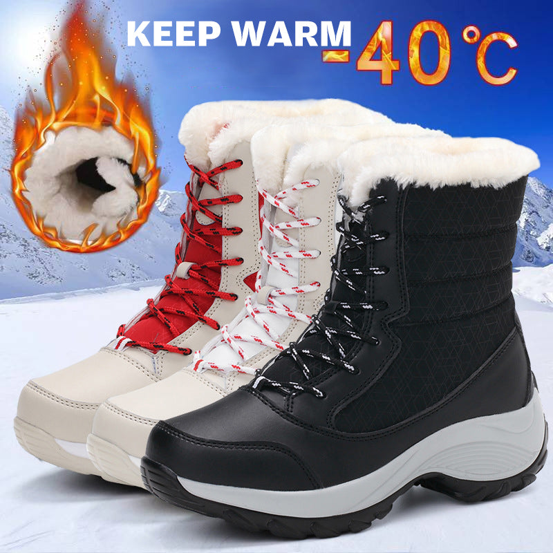 Stride Calder Plush Ankle Snow Boots
