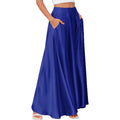 Sway Satin High-Waist Maxi Midi Skirt