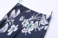 Sway Satin Midi Floral Skirt