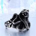 Lune Bexley Stainless Steel Titanium Steel Vintage Ring