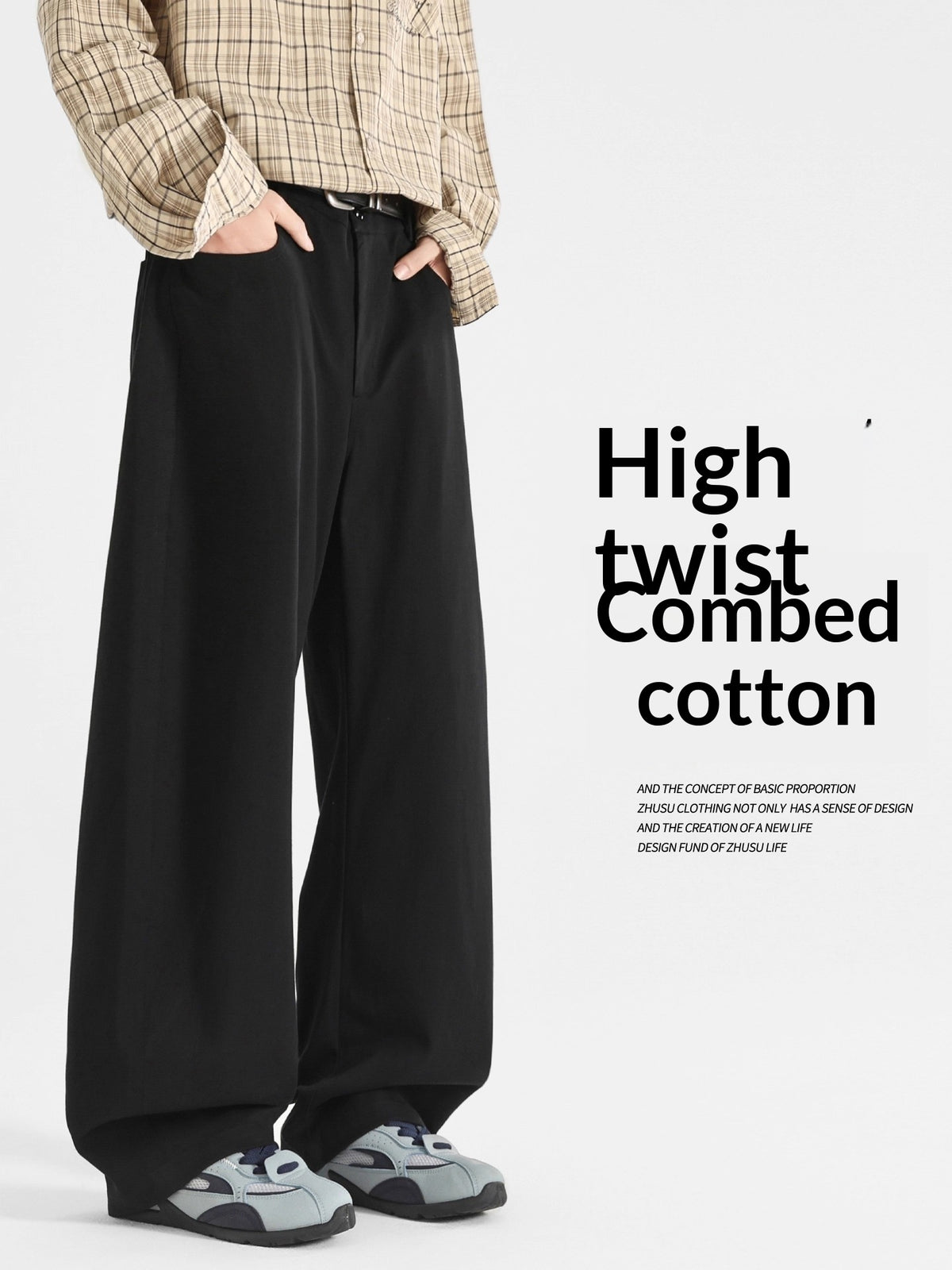 Drift Men's Relaxed Wide-Leg Straight Sweatpants