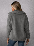 Lumen Fleece-Lined Short Single-Breasted Coat