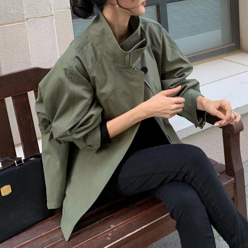 Lumen Relaxed Retro Trench Coat