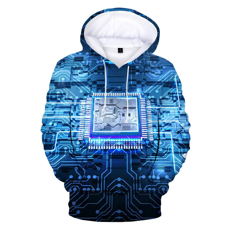 District Bexley Men's 3D-Print Hoodie