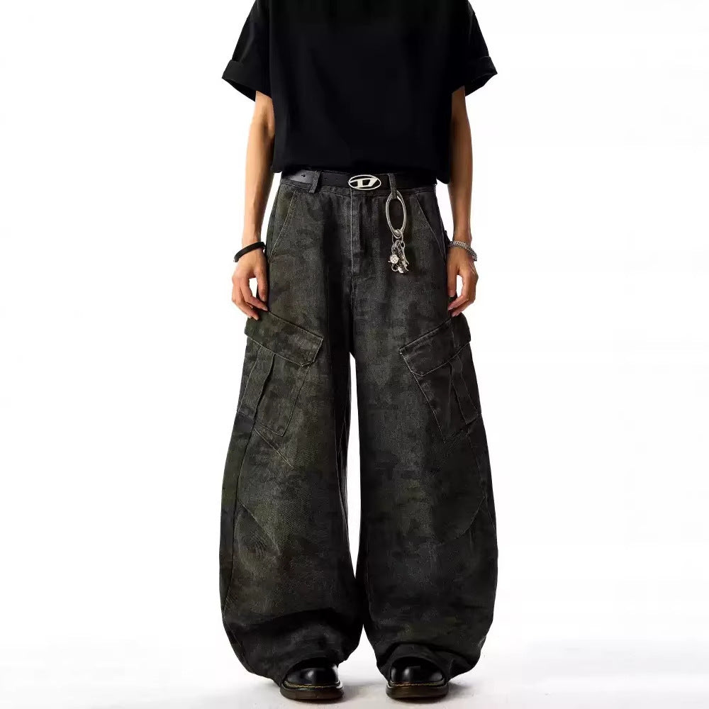 Rover Calder Multi-Pocket Pocket Camo Cargo Pants