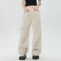 Rover Men's Cotton Relaxed Straight Cargo Pants
