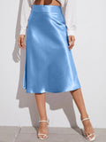 Sway Arden Satin High-Waist Midi Skirt