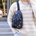 Carry Men's Printed Chest Bag