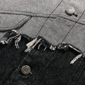 District Men's Lapel Denim Jacket