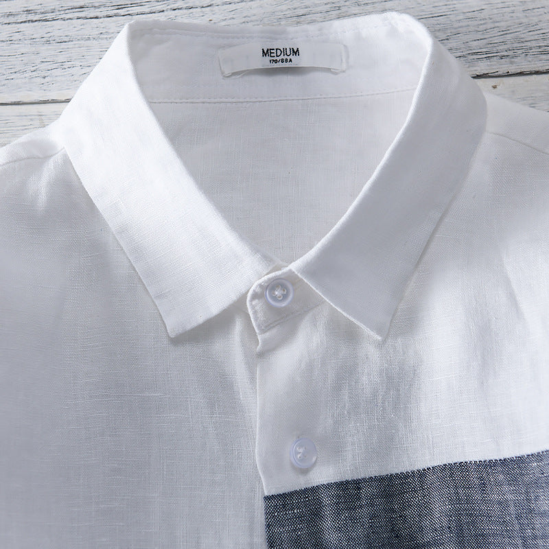 Metro Men's Linen Cotton Relaxed Shirt