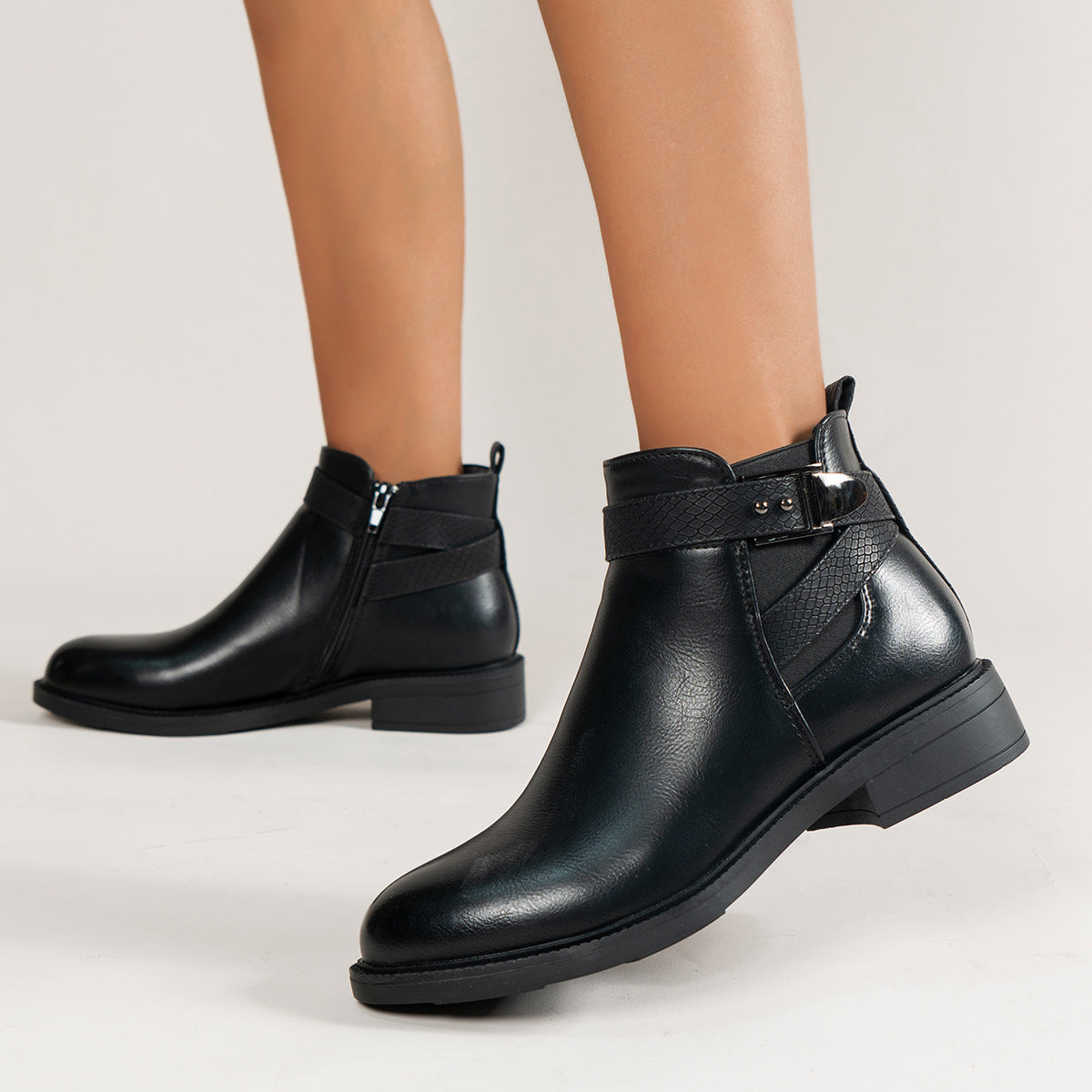 Stride Zip Ankle Chelsea Boots
