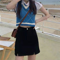 Sway Garnet Denim Skirt