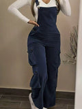 Rover Corduroy Straight Multi-Pocket Cargo Pants