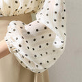 Aurelia Polka-Dot Retro Blouse
