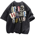 Archive Men's Oversized Letter-Print Printed T-Shirt