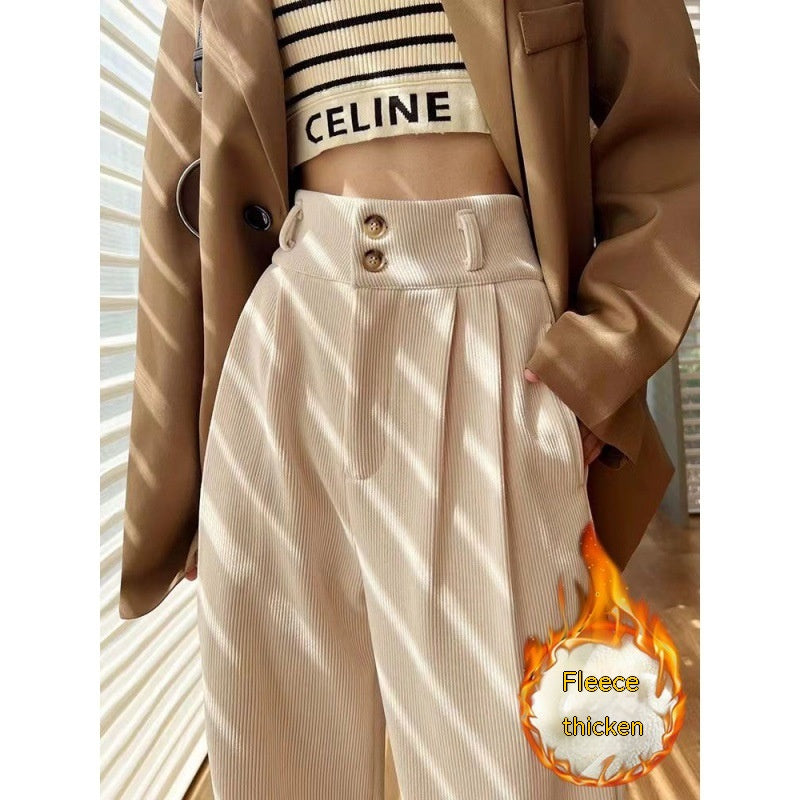 Flow Arden Fleece-Lined Wide-Leg Trousers