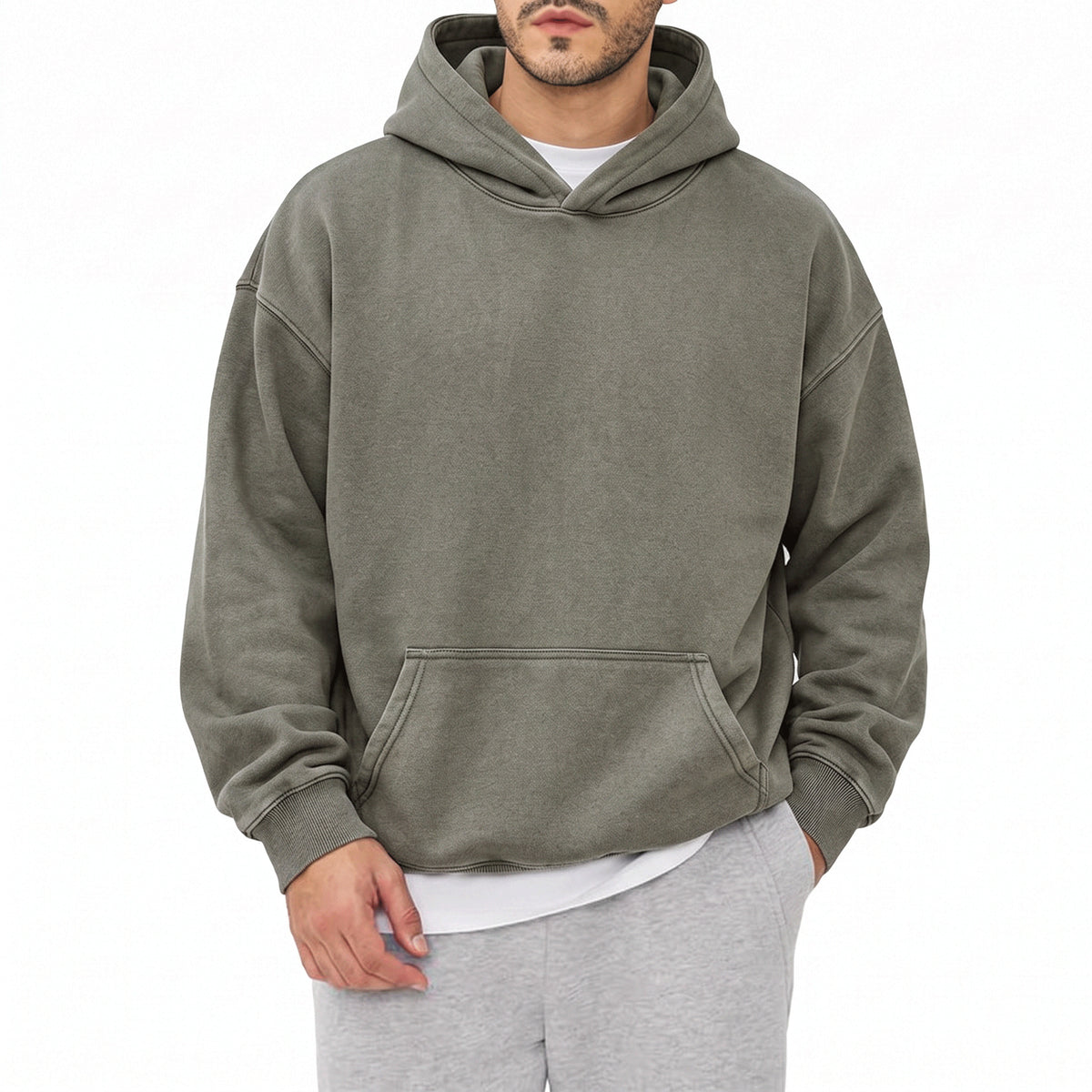 District Men's Fleece-Lined Hoodie