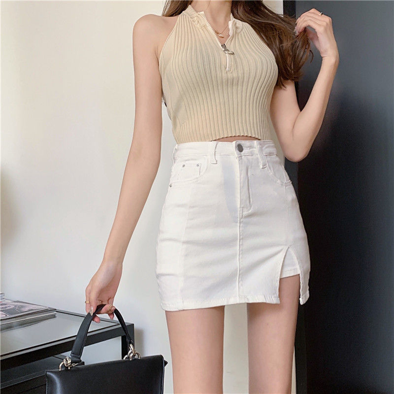 Sway Garnet Denim Skirt