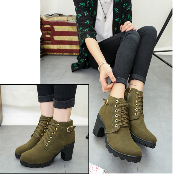 Stride Arden Chunky Ankle Boots