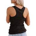 Aurelia Button Solid Tank Top