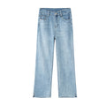 Indigo Perrin Wide-Leg Jeans