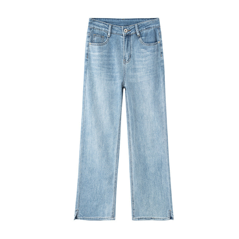 Indigo Perrin Wide-Leg Jeans