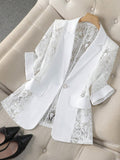 Aurelia Arden Lace Blazer