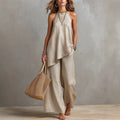 Sera Crew-Neck Two-Piece Set