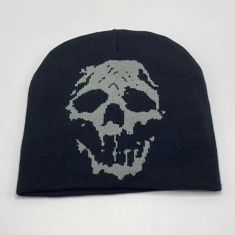 Ember Letter-Print Jacquard Beanie