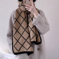 Ember Wool Plaid Scarf