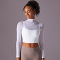 Pulse Mesh Quick-Dry Long-Sleeve Top
