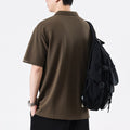 Metro Men's Embroidered Retro Polo Shirt