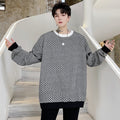 District Men's Crew-Neck Colour-Block Sweatshirt